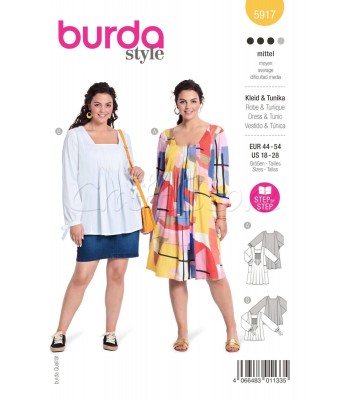 BURDA πατρονTUNIK-ΦΟΡΕΜΑ 5917